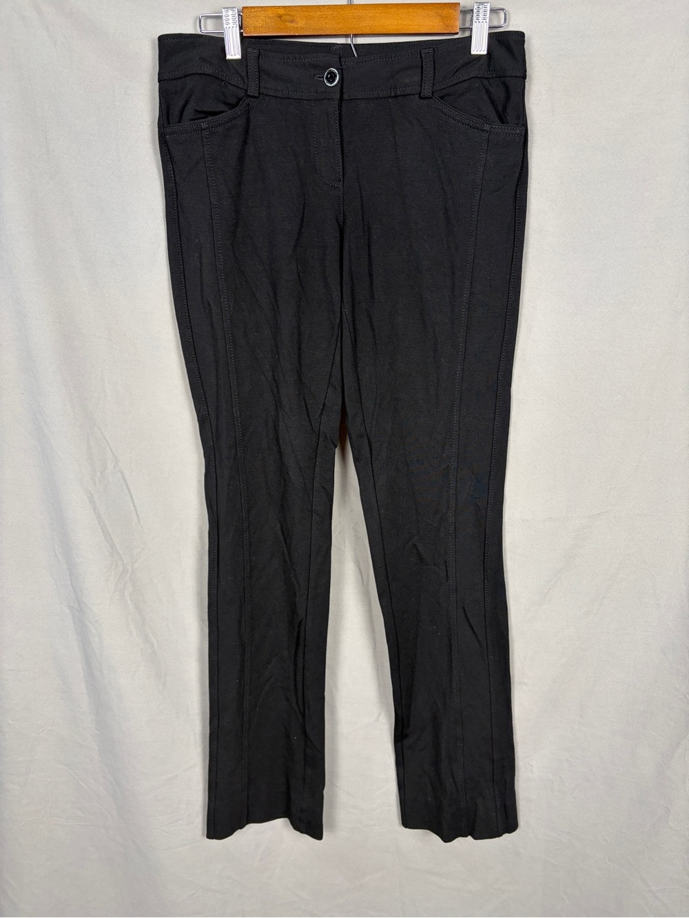 White House Black Market Black Slim Leg Pants Women’s 6R Structured Trousers